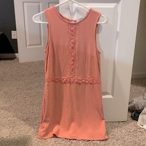 Salmon colored dress from Francesca’s. So cute! 💗